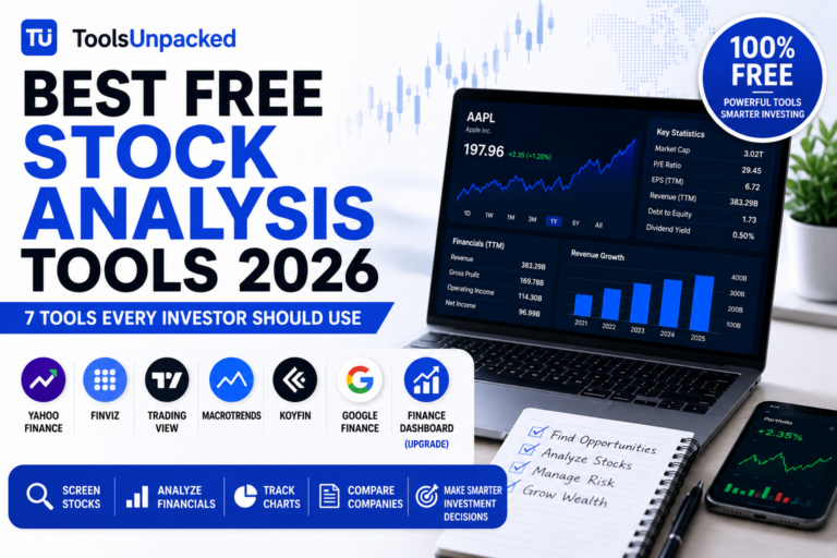 Best free stock analysis tools for retail investors in 2026