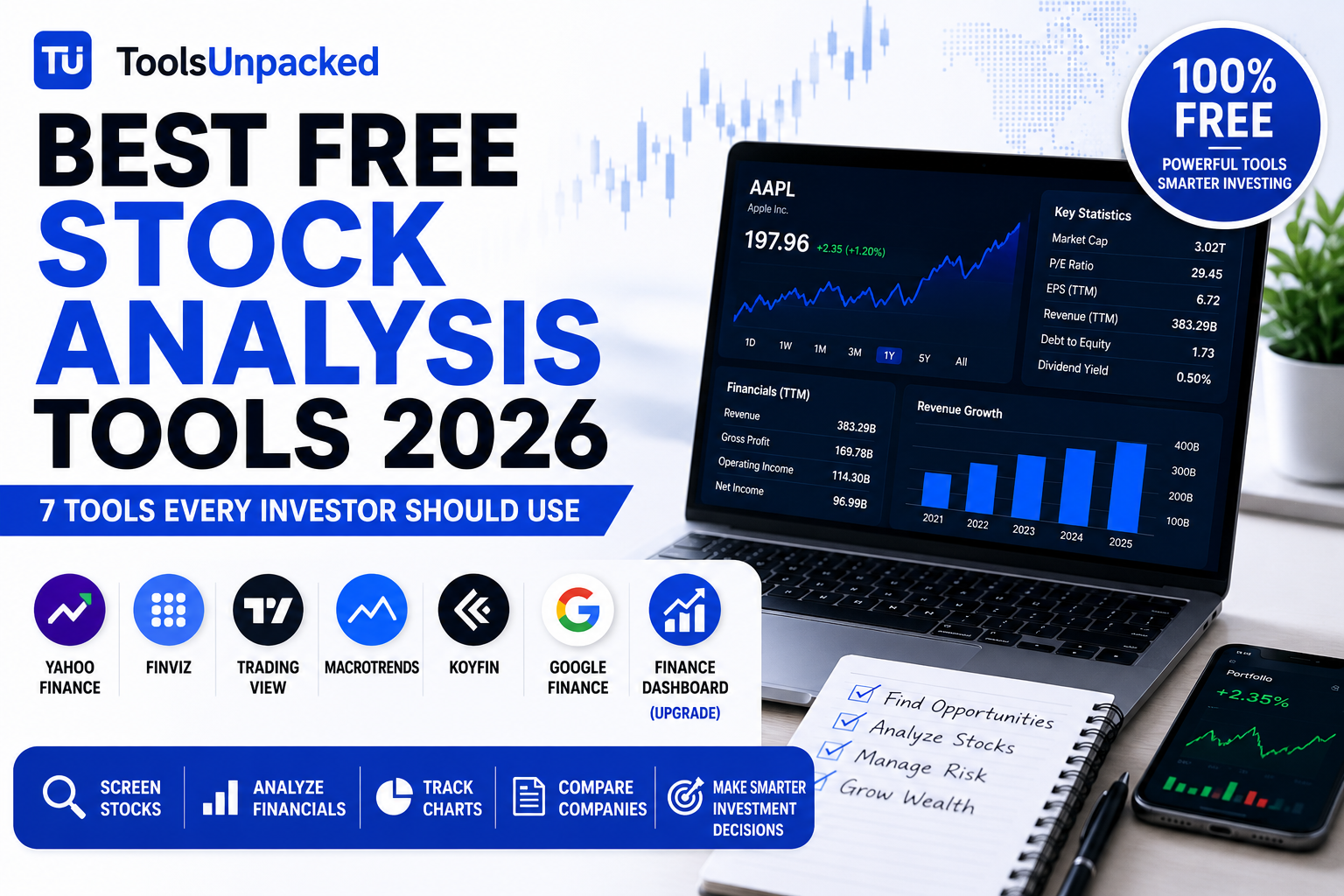 Best free stock analysis tools for retail investors in 2026