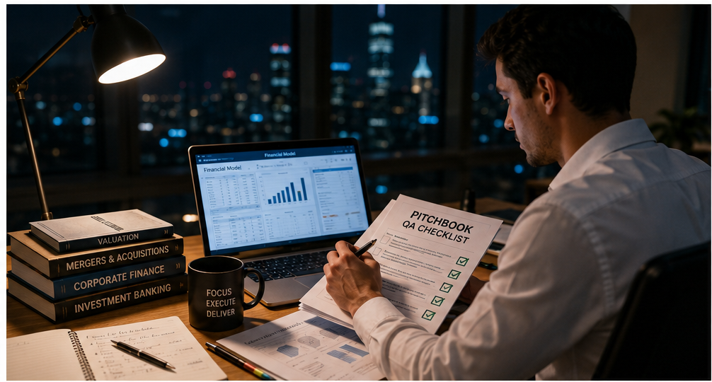 Best finance tools for investment banking analysts reviewing pitchbook QA checklist