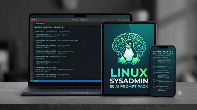Best Linux SysAdmin AI Prompts for Troubleshooting, Automation & Documentation (2026)