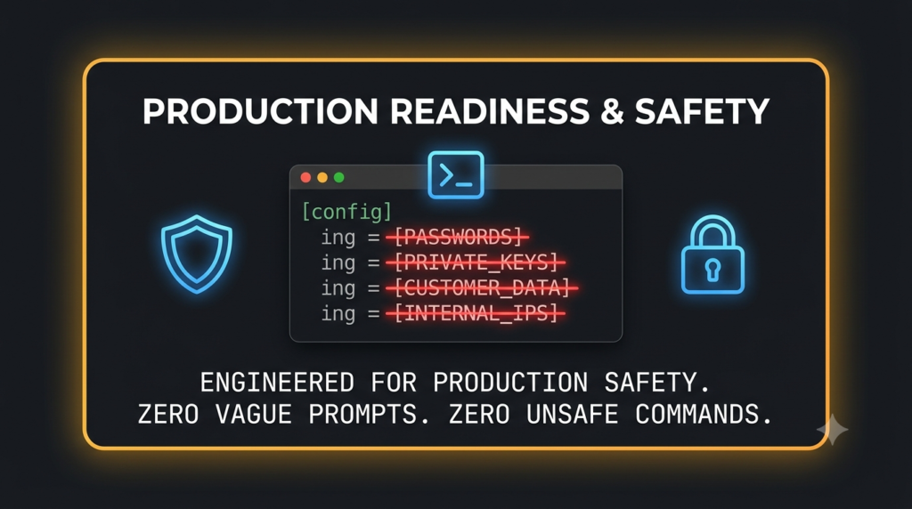 Linux SysAdmin AI prompts comparison showing vague versus structured troubleshooting prompts