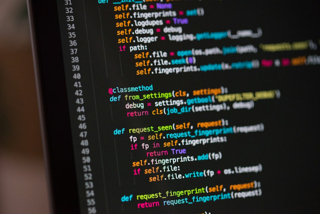 Code on a computer screen representing PostgreSQL database troubleshooting